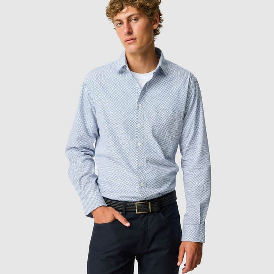 Young Ideas & Henmores -Edbrooke Hill Shirt -Sky -L