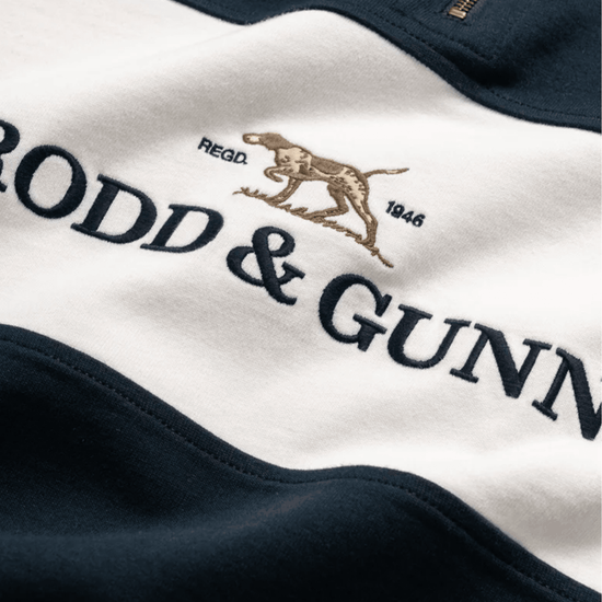 Young Ideas/Henmores - Foresters Peak 1/4 Cotton Sweatshirt - Eclipse - XS