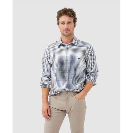 Young Ideas/Henmores - Gebbies Valley Long Sleeve Shirt - Cherry - M