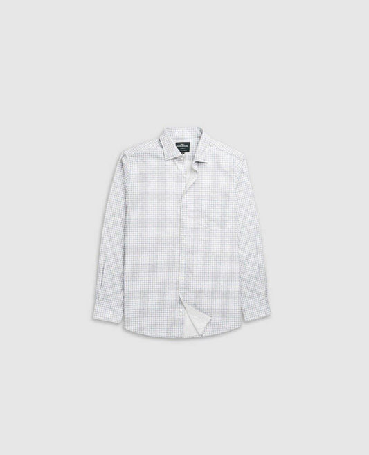 Young Ideas & Henmores -Gledknowe Long Sleeve Shirt -Natural -L