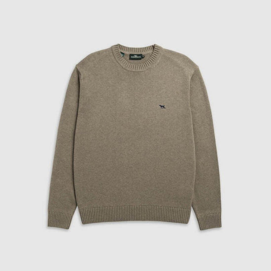 Young Ideas & Henmores -Gunn Cotton Crew Neck Jumper -Willow -M