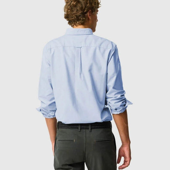 Young Ideas & Henmores -Gunn Oxford Shirt -Dusty Sage -S