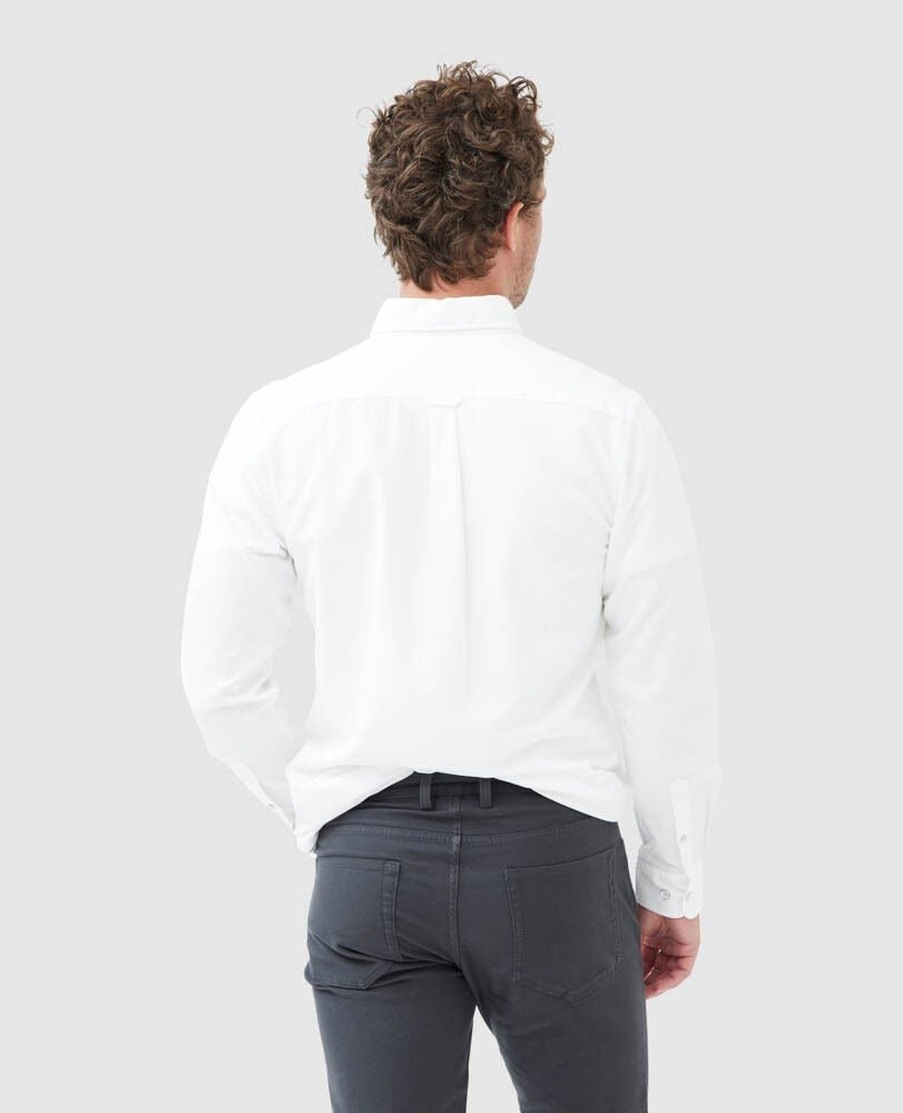 Young Ideas & Henmores -Gunn Oxford Shirt -Arctic -M