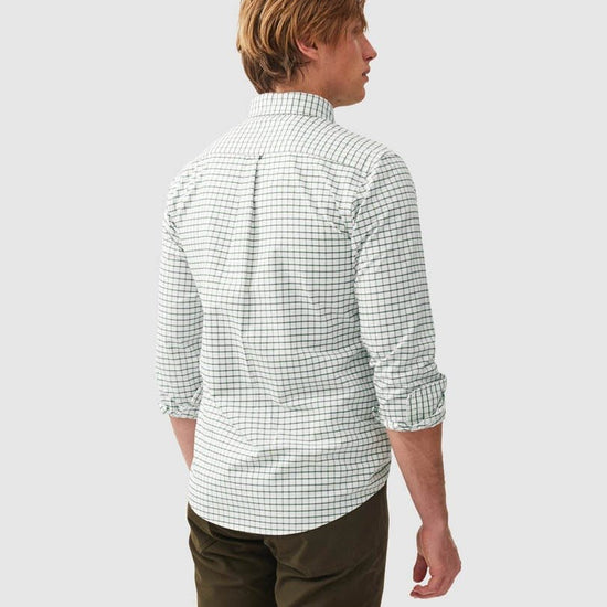 Young Ideas & Henmores -Gunn Oxford Valley Check Shirt -Olive -M