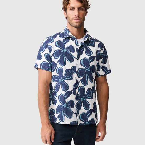 Young Ideas & Henmores - Hamilton Bay Short Sleeve Shirt - Ink - M