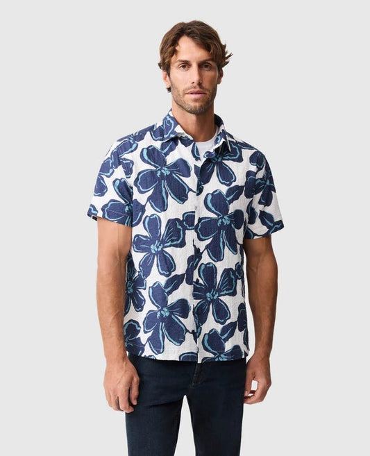 Young Ideas & Henmores - Hamilton Bay Short Sleeve Shirt - Ink - M