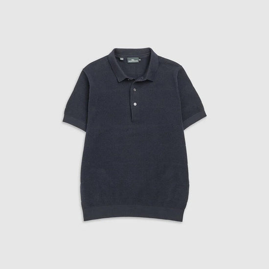 Young Ideas & Henmores - Masons Flat Polo Shirt - Midnight - S