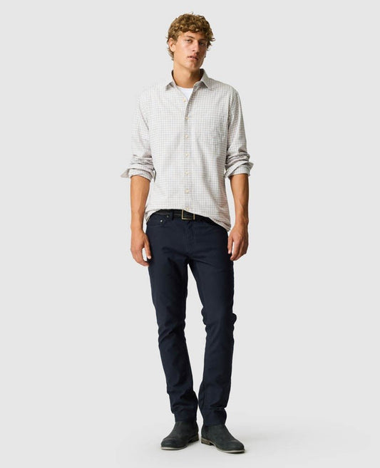 Young Ideas & Henmores -Mckerrow Sports Fit Shirt -Oat -L