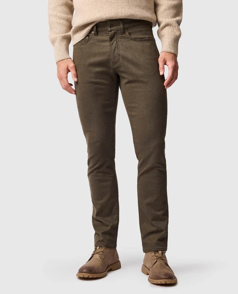 Young Ideas & Henmores -Motion Melange Straight Fit Jeans -Nutmeg Brown -34/32