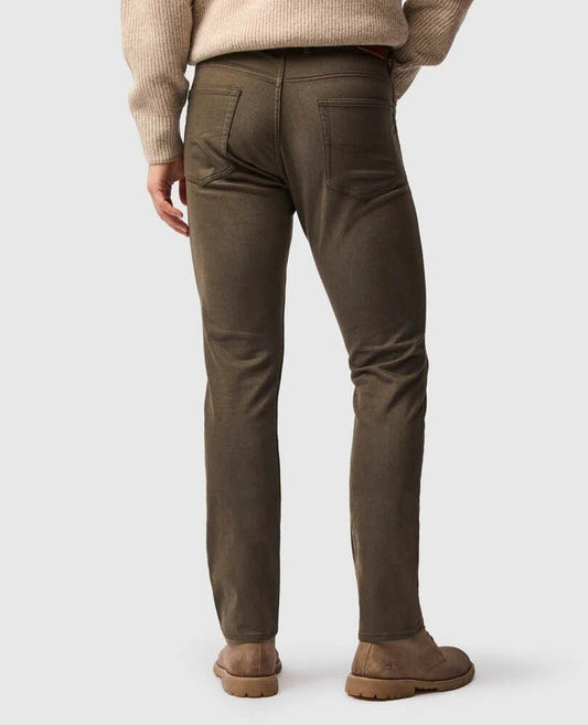 Young Ideas & Henmores -Motion Melange Straight Fit Jeans -Nutmeg Brown -34/32