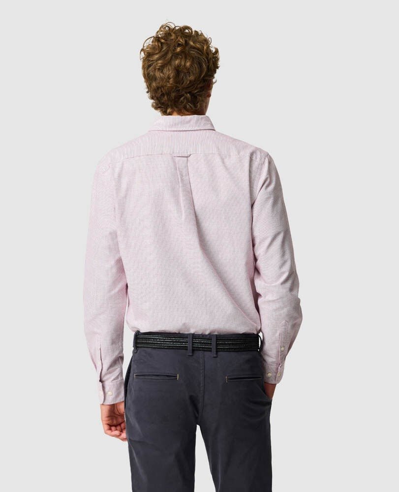 Young Ideas & Henmores -Oxford Crossing Shirt -Poppy -L
