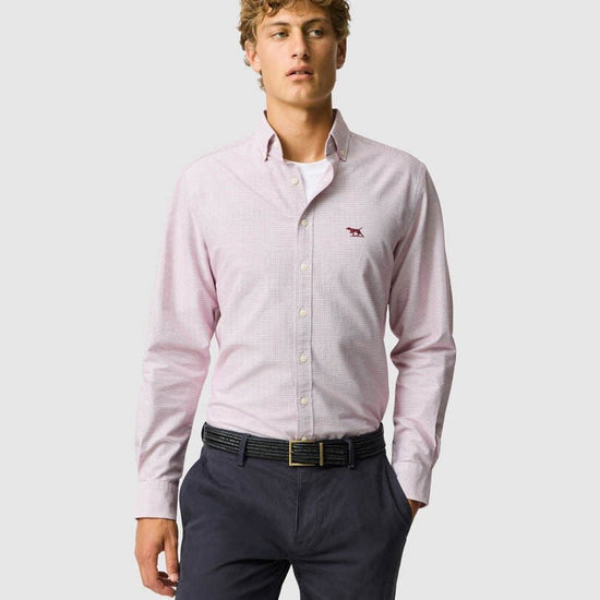 Young Ideas & Henmores -Oxford Crossing Shirt -Poppy -L