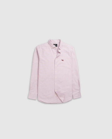 Young Ideas & Henmores -Oxford Crossing Shirt -Poppy -L