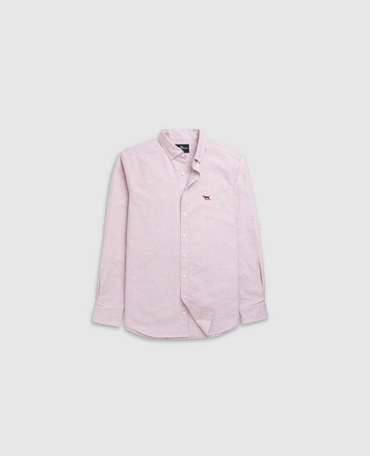 Young Ideas & Henmores -Oxford Crossing Shirt -Poppy -L