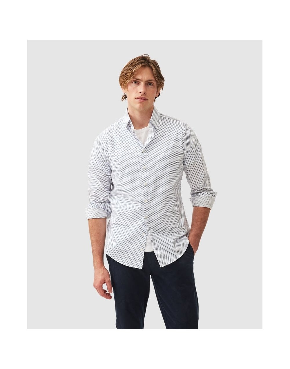 Young Ideas/Henmores - Samson Bay Shirt - Snow - M