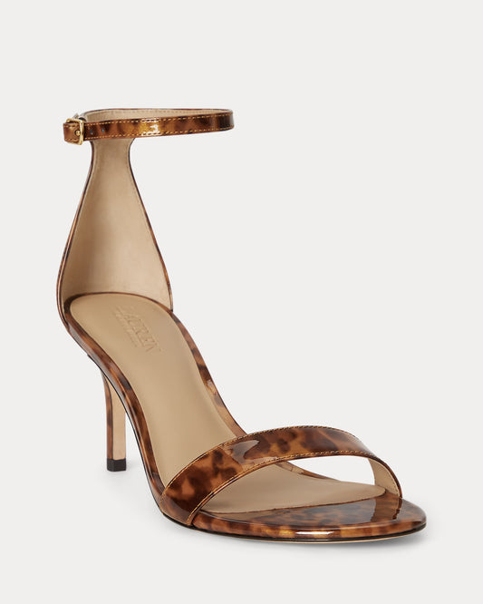 Allie Tortoise Ankle Strap Heels