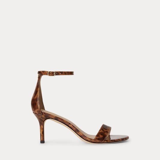 Allie Tortoise Ankle Strap Heels