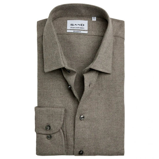 Young Ideas/Henmores - State Soft Long Sleeve Flannel Shirt - 230 Biscuit - 39