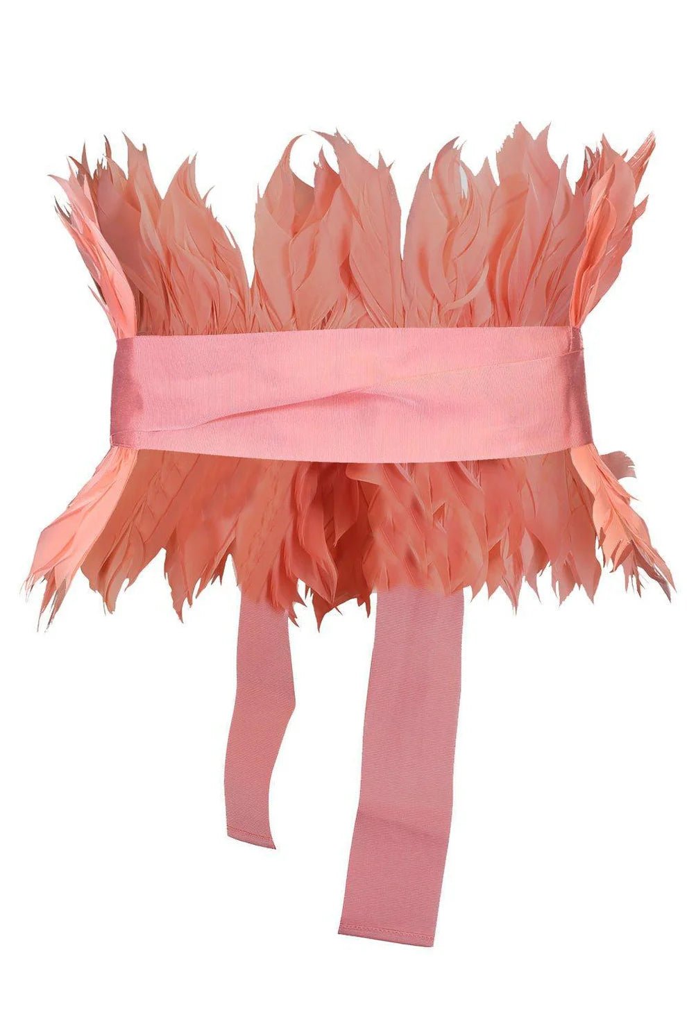 Young Ideas/Henmores - Pink Light Feather Ribbon Belt - 22 Pink - OS