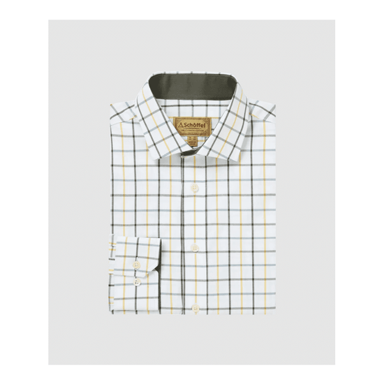 Young Ideas/Henmores - Baconsthorpe Tailored Shirt - 6684 Woodland Check - 15.5
