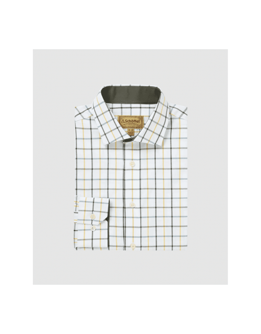 Young Ideas/Henmores - Baconsthorpe Tailored Shirt - 6684 Woodland Check - 15.5