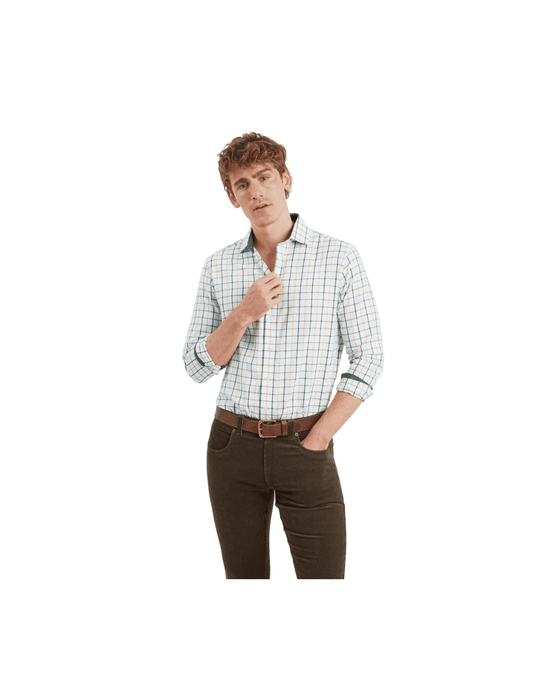 Young Ideas/Henmores - Baconsthorpe Tailored Shirt - 6684 Woodland Check - 15.5