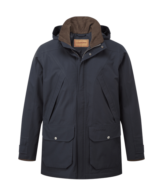 Young Ideas & Henmores -Barrow Country Coat -9604 Carbon Navy -38