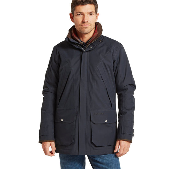 Young Ideas & Henmores -Barrow Country Coat -9604 Carbon Navy -38