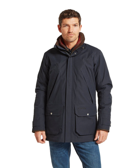 Young Ideas & Henmores -Barrow Country Coat -9604 Carbon Navy -38