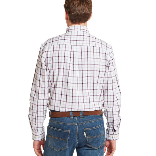 Young Ideas & Henmores -Brancaster Classic Shirt -2655 Beetroot Check -15