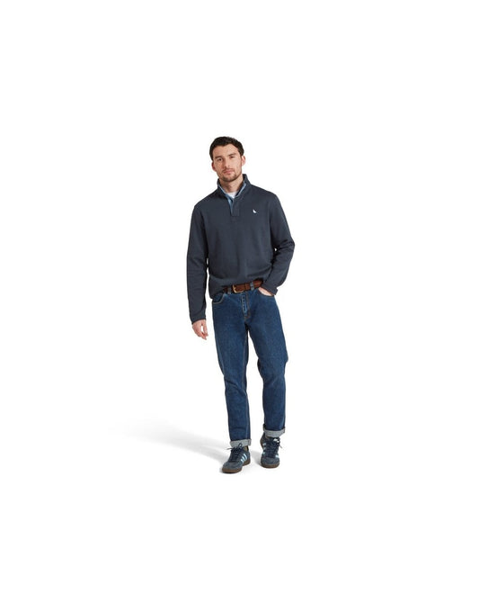 Young Ideas/Henmores - Branscombe Cove Sweatshirt - 8382 Dark Blueberry - M