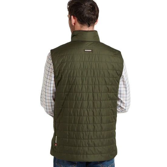 Young Ideas & Henmores -Brora Padded Gilet -6045 Forest -42