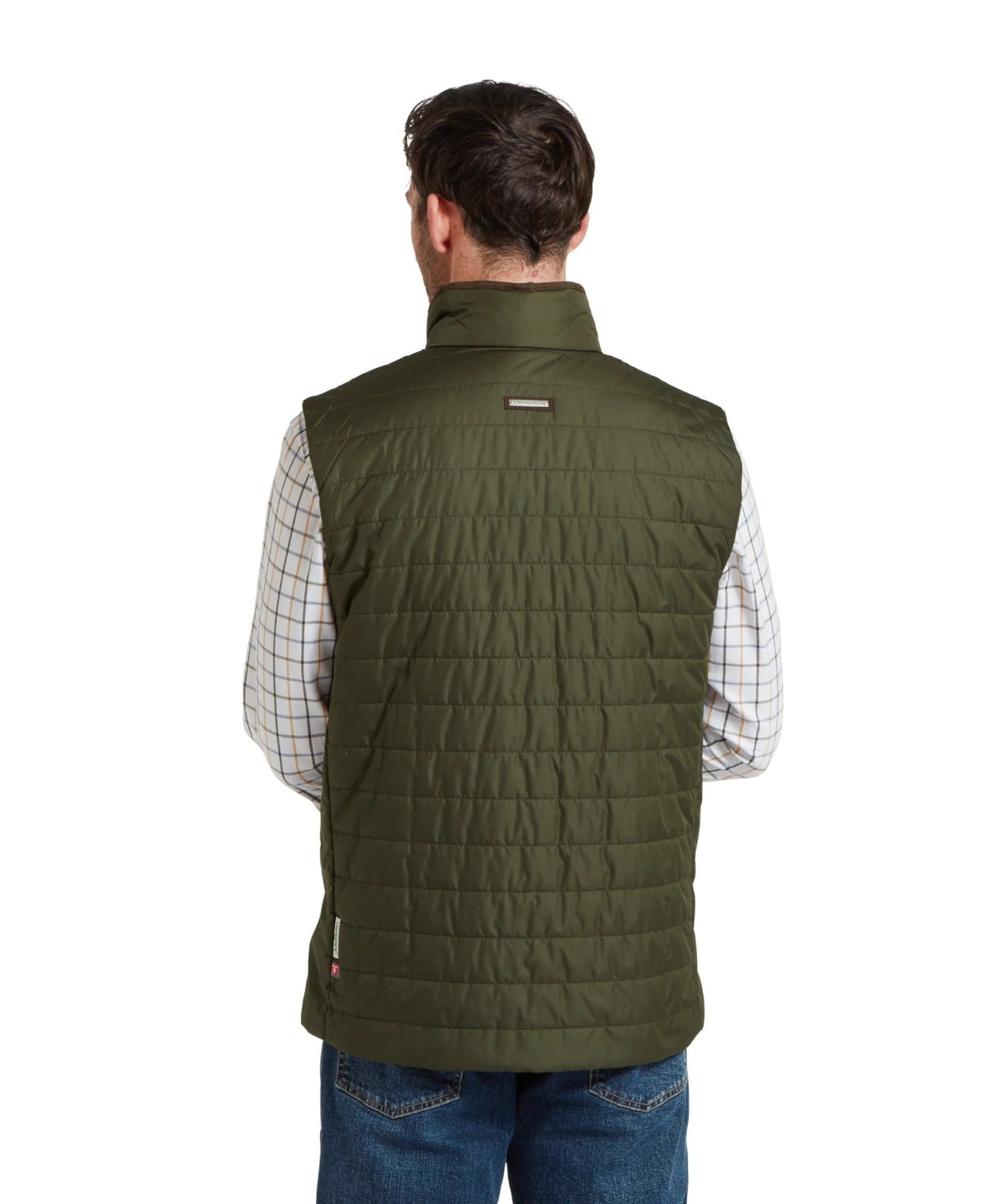 Young Ideas & Henmores -Brora Padded Gilet -6045 Forest -42