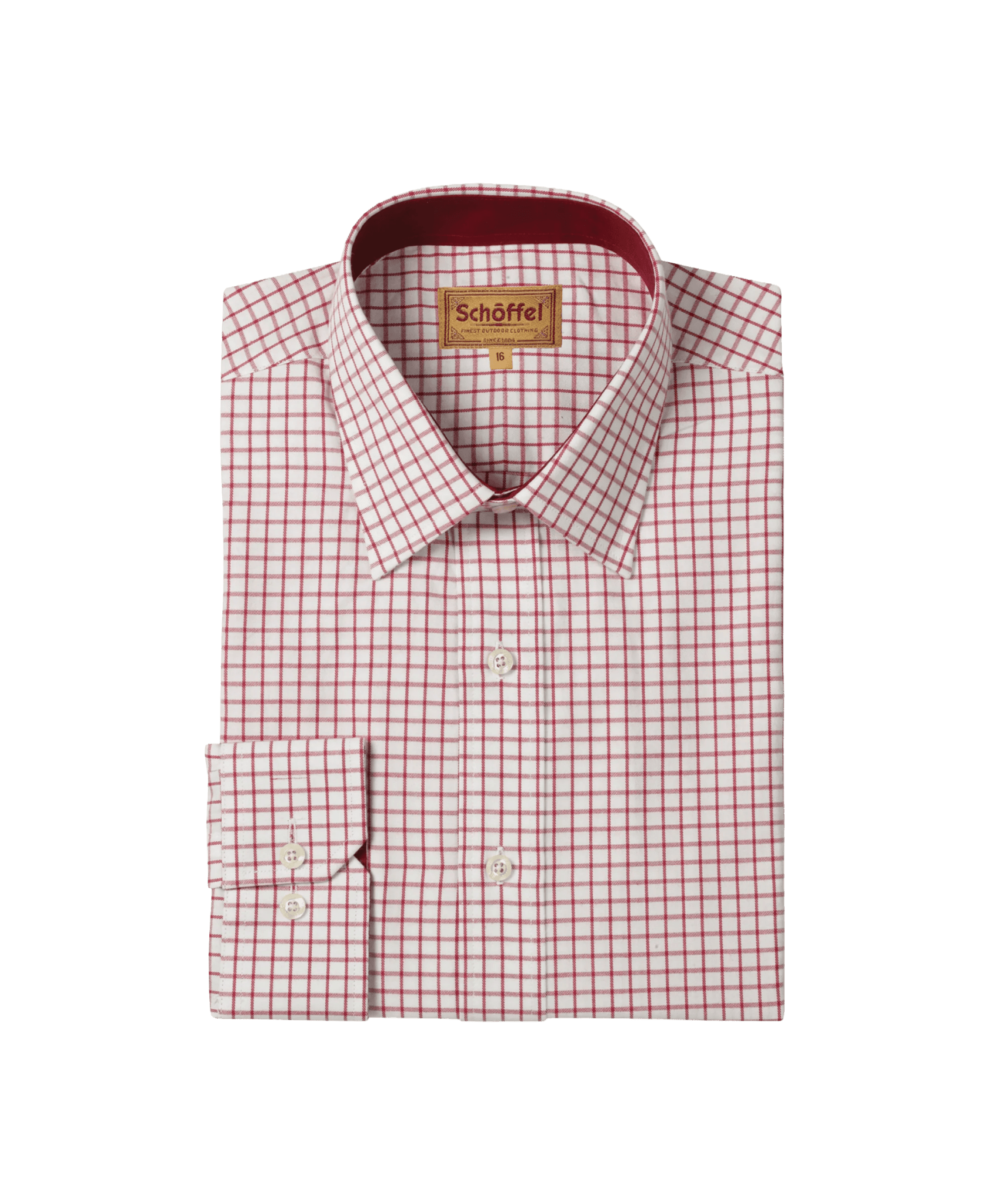 Young Ideas & Henmores -Cambridge Classic Shirt -2650 Red -15