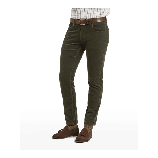 Young Ideas/Henmores - Camden Cord Trousers - Forest - 34/32