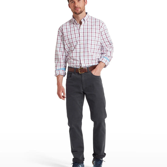 Young Ideas & Henmores -Canterbury 5 Pocket Jean -9830 Charcoal -32/32