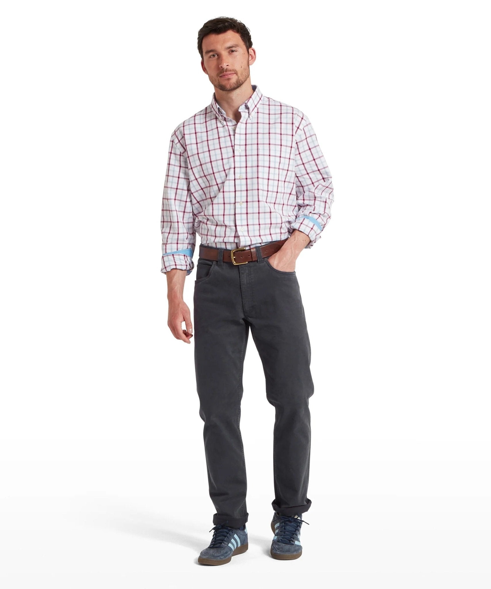 Young Ideas & Henmores -Canterbury 5 Pocket Jean -9830 Charcoal -32/32