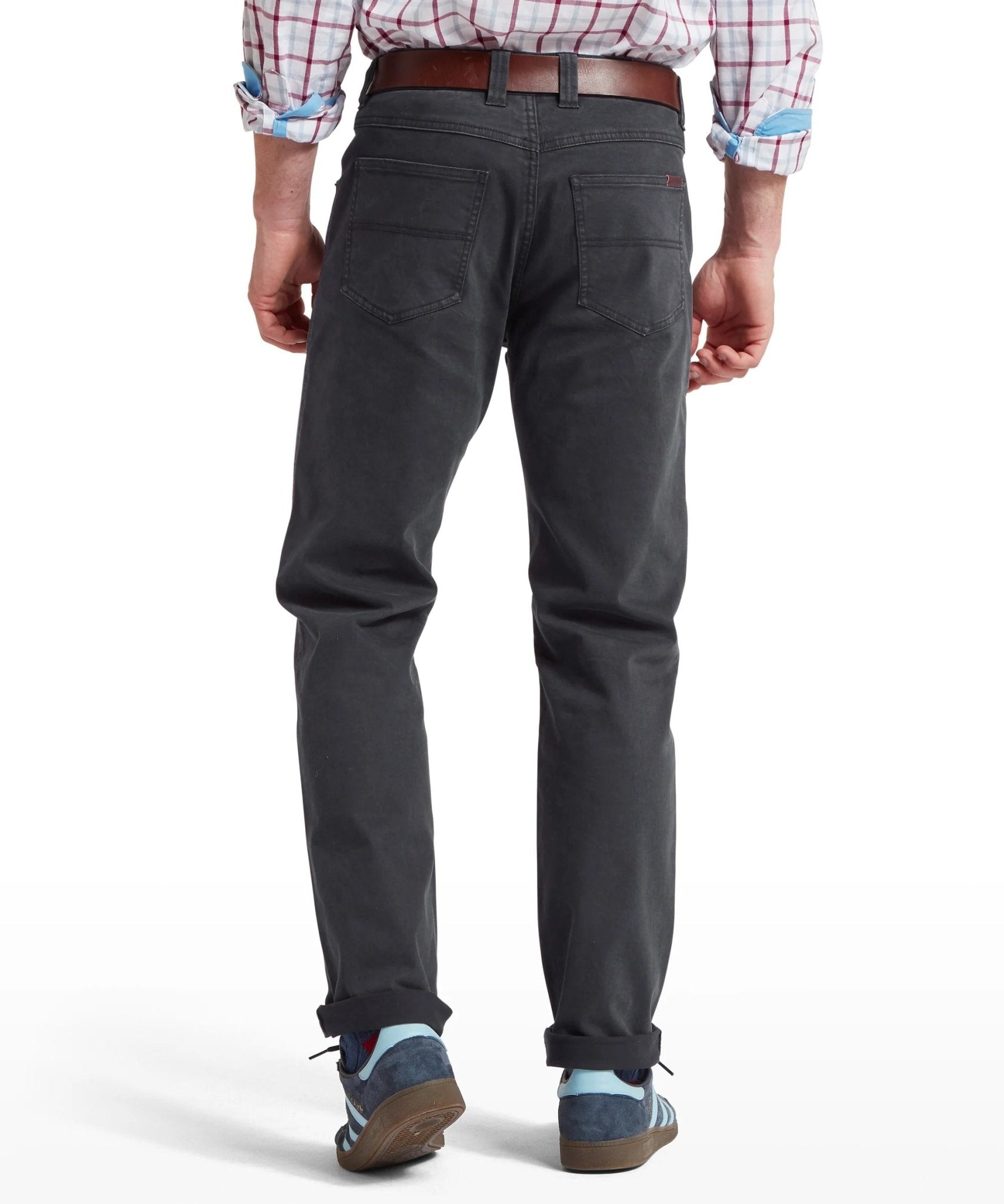 Young Ideas & Henmores -Canterbury 5 Pocket Jean -9830 Charcoal -32/32