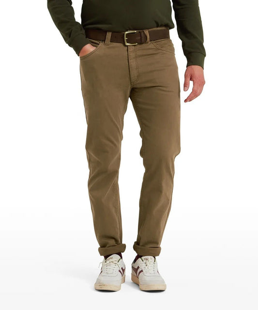 Young Ideas & Henmores -Canterbury 5 Pocket Jean -4191 Toffee -32/32