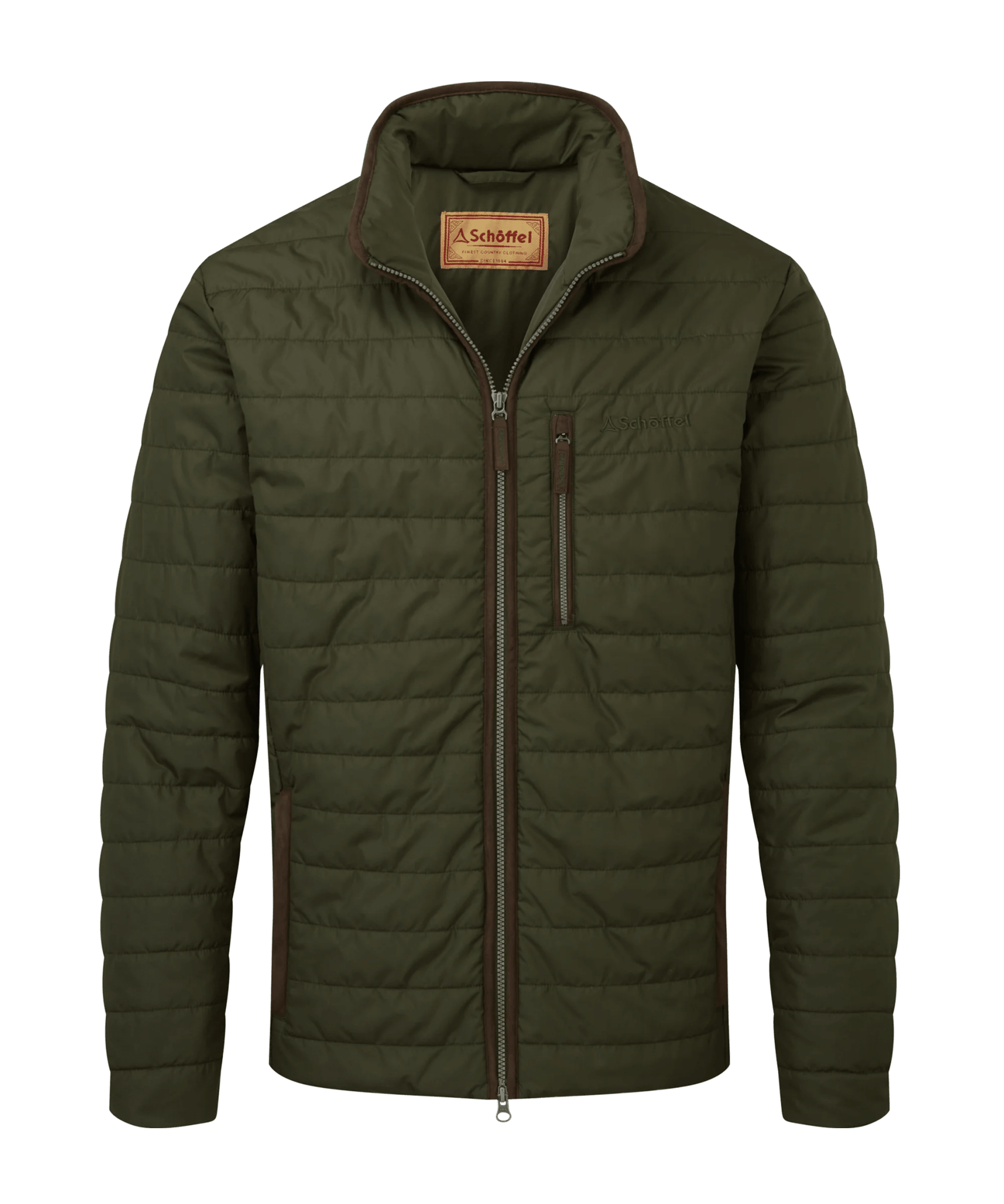 Young Ideas & Henmores -Carron Padded Jacket -6045 Forest -40