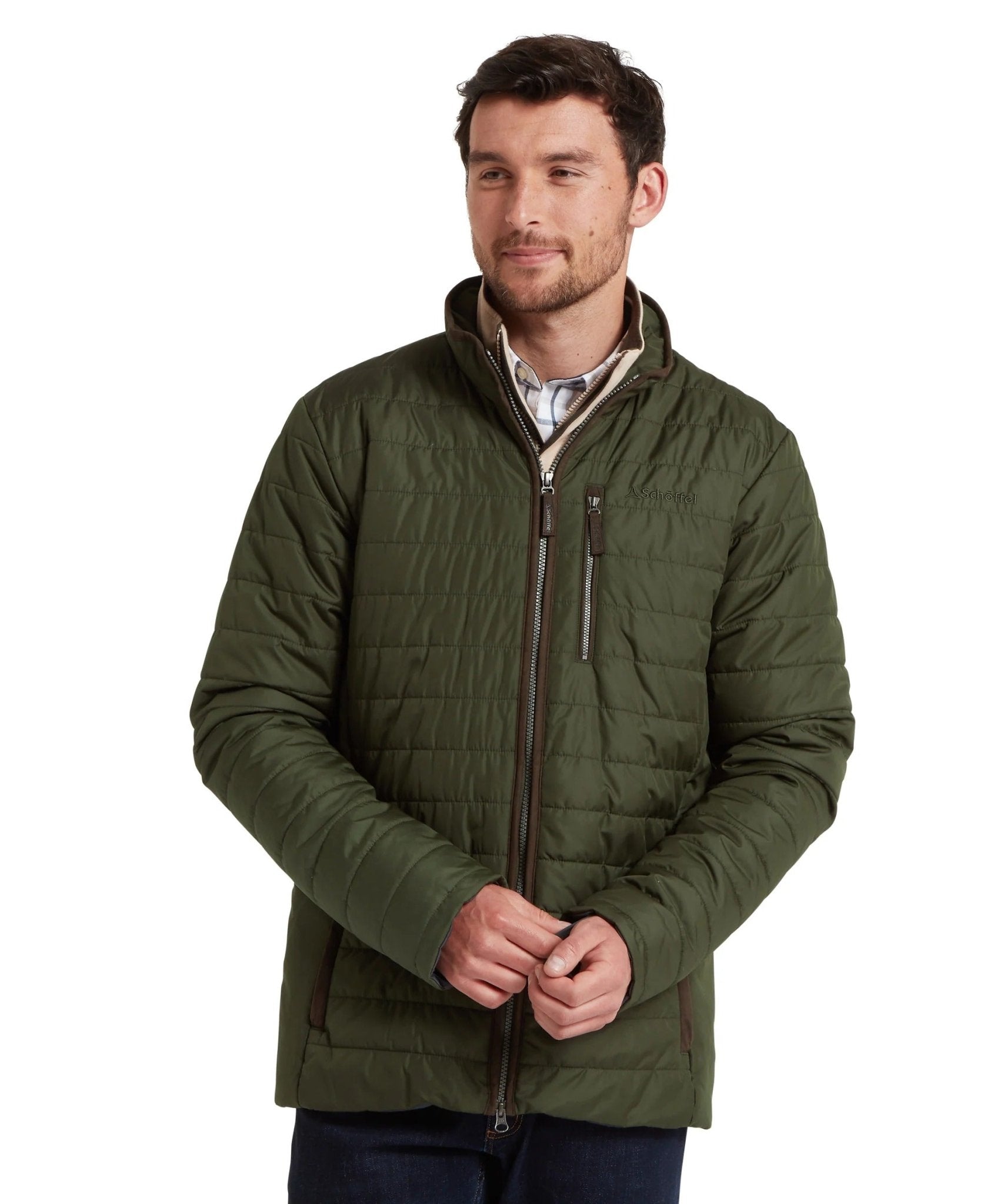 Young Ideas & Henmores -Carron Padded Jacket -6045 Forest -40