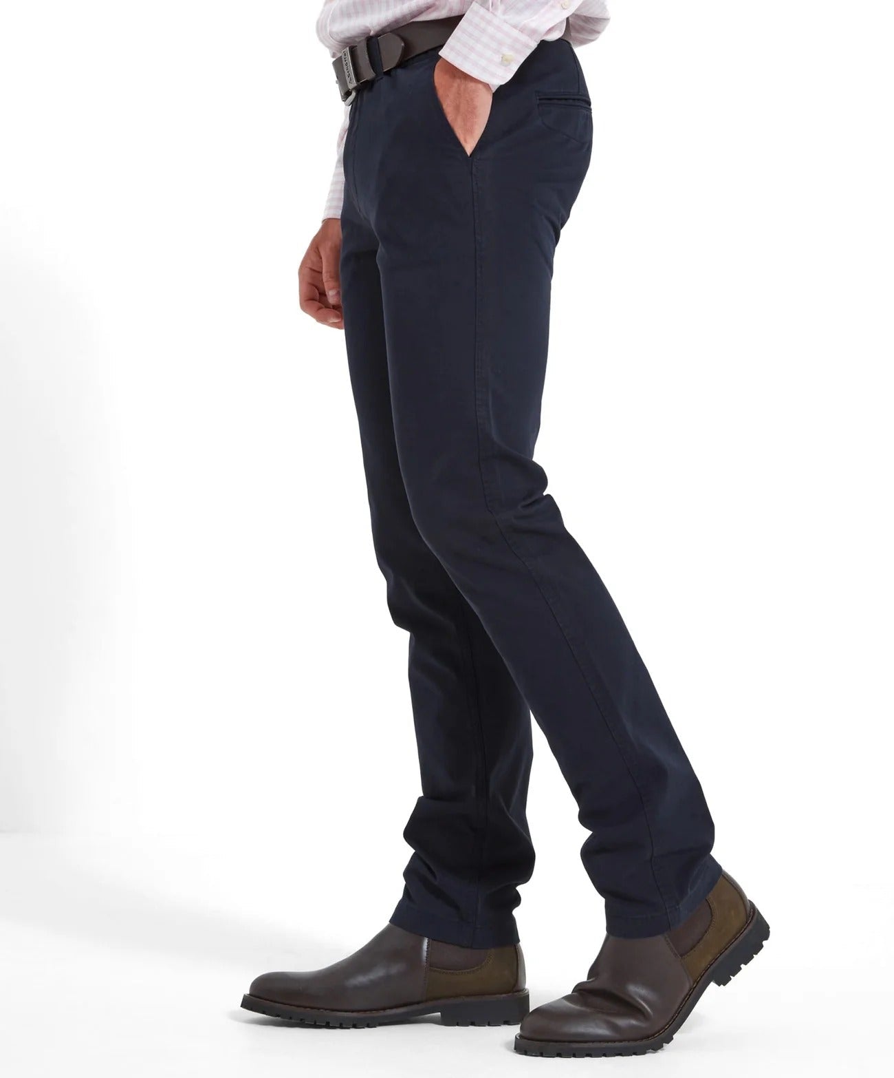 Young Ideas & Henmores -Chichester Chino -4010 Oat -34X32