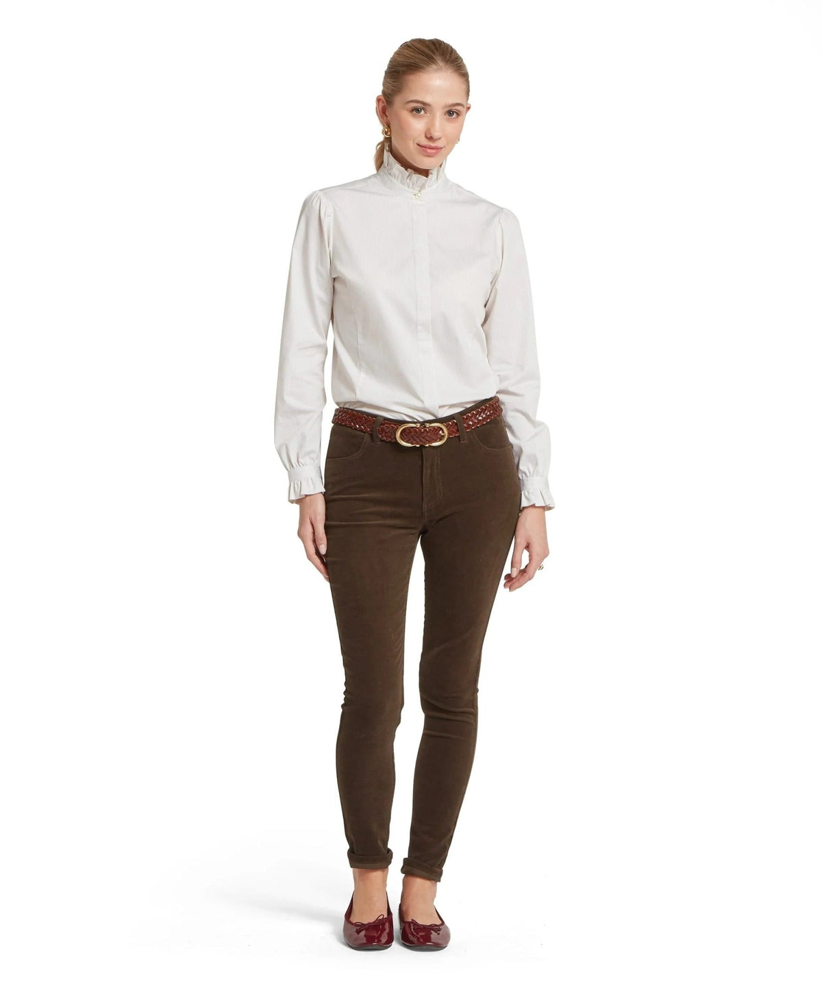 Young Ideas & Henmores -Clover Cord Jean -2883 Chocolate -8