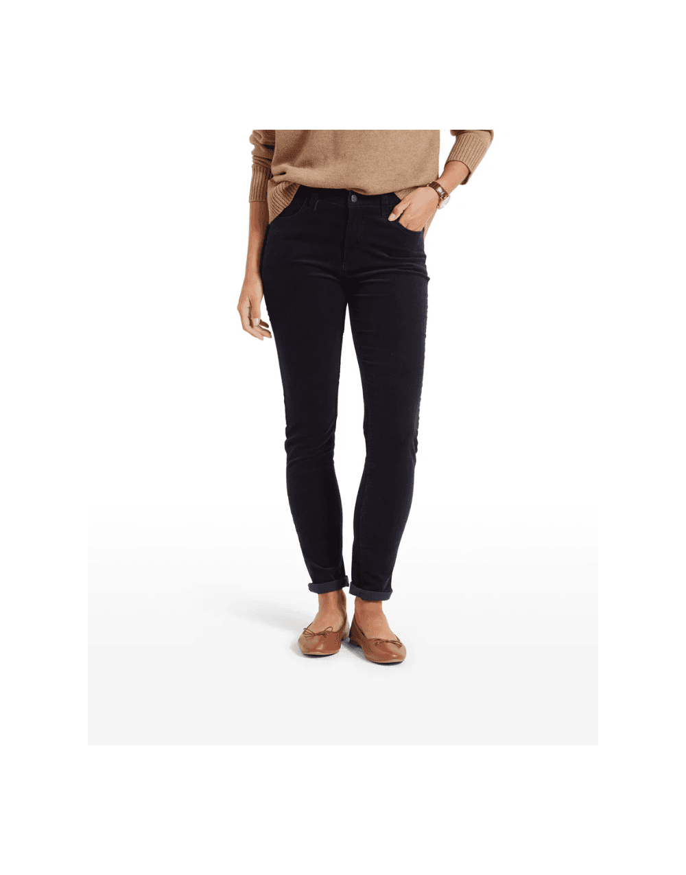 Young Ideas/Henmores - Clover Cord Jean - Navy - 8