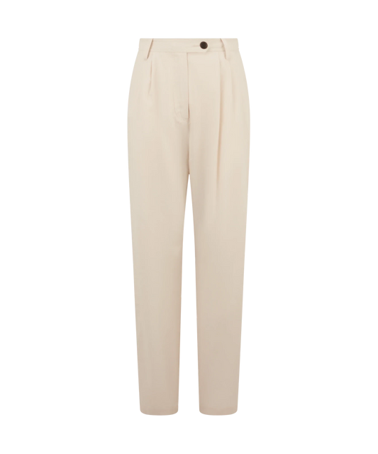 Young Ideas & Henmores - Dahlia Linen Trousers - 4010 Oat - 8