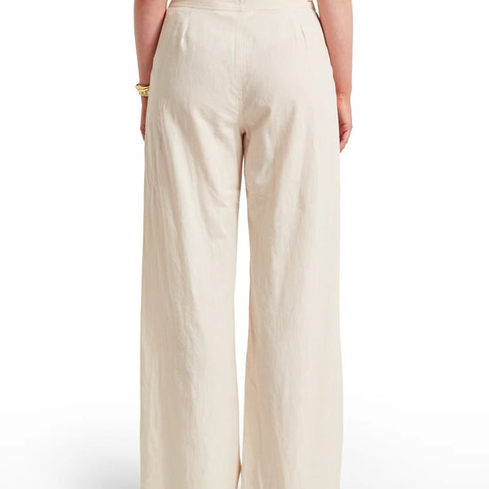 Young Ideas & Henmores - Dahlia Linen Trousers - 4010 Oat - 8