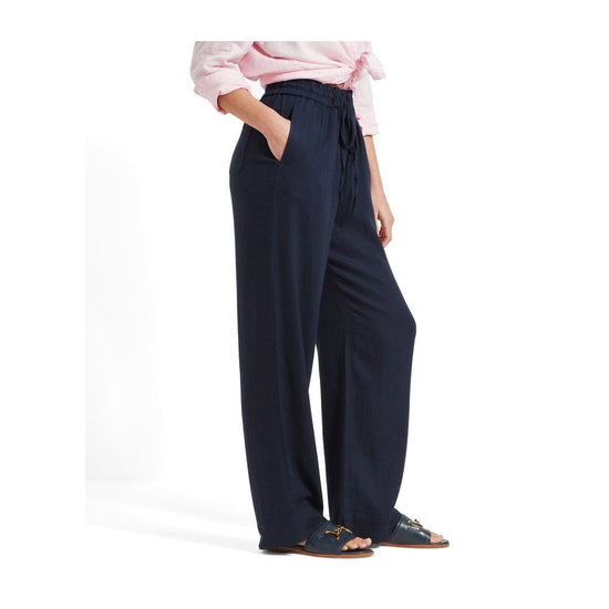 Young Ideas/Henmores - Daphne Linen Trousers - 8880 Navy - 8