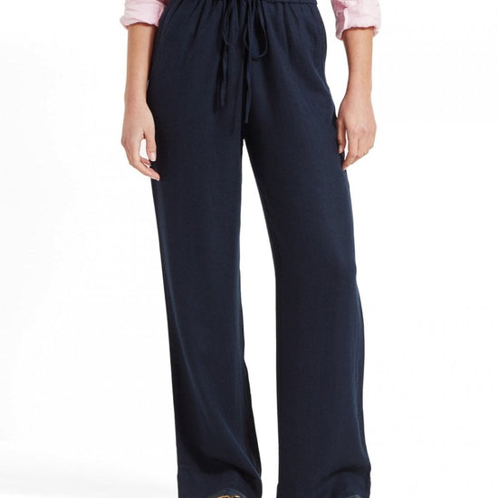 Young Ideas/Henmores - Daphne Linen Trousers - 8880 Navy - 8