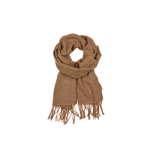 Young Ideas/Henmores - Edale Scarf - 6845 Houndstooth Tweed - OS
