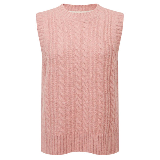 Young Ideas & Henmores -Evie Sleeveless Jumper -2605 Dusky Pink -10